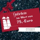Gutschein 75,- Euro