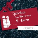 Gutschein 5,- Euro